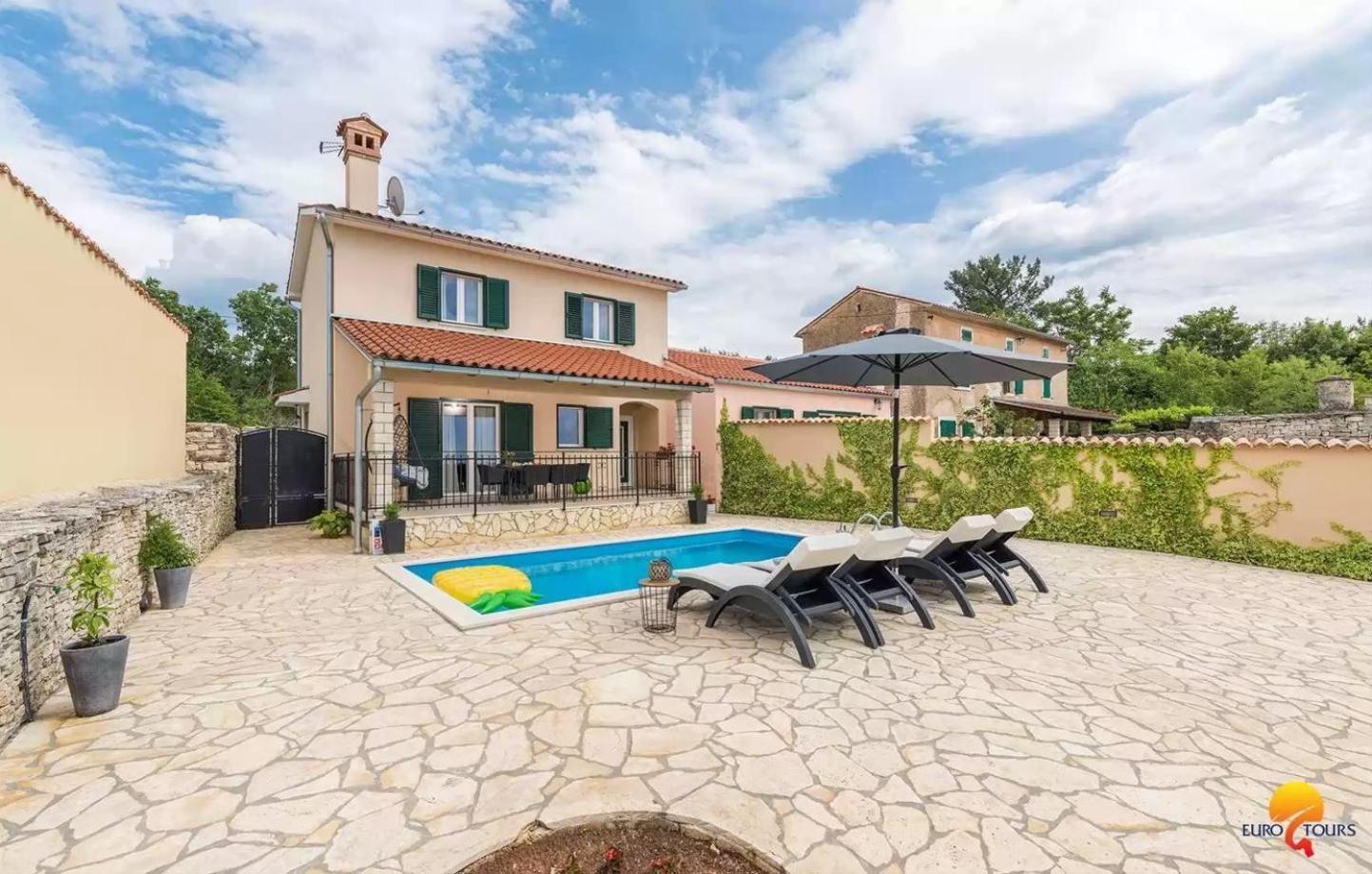 Villa Grguci Канфанар Екстериор снимка
