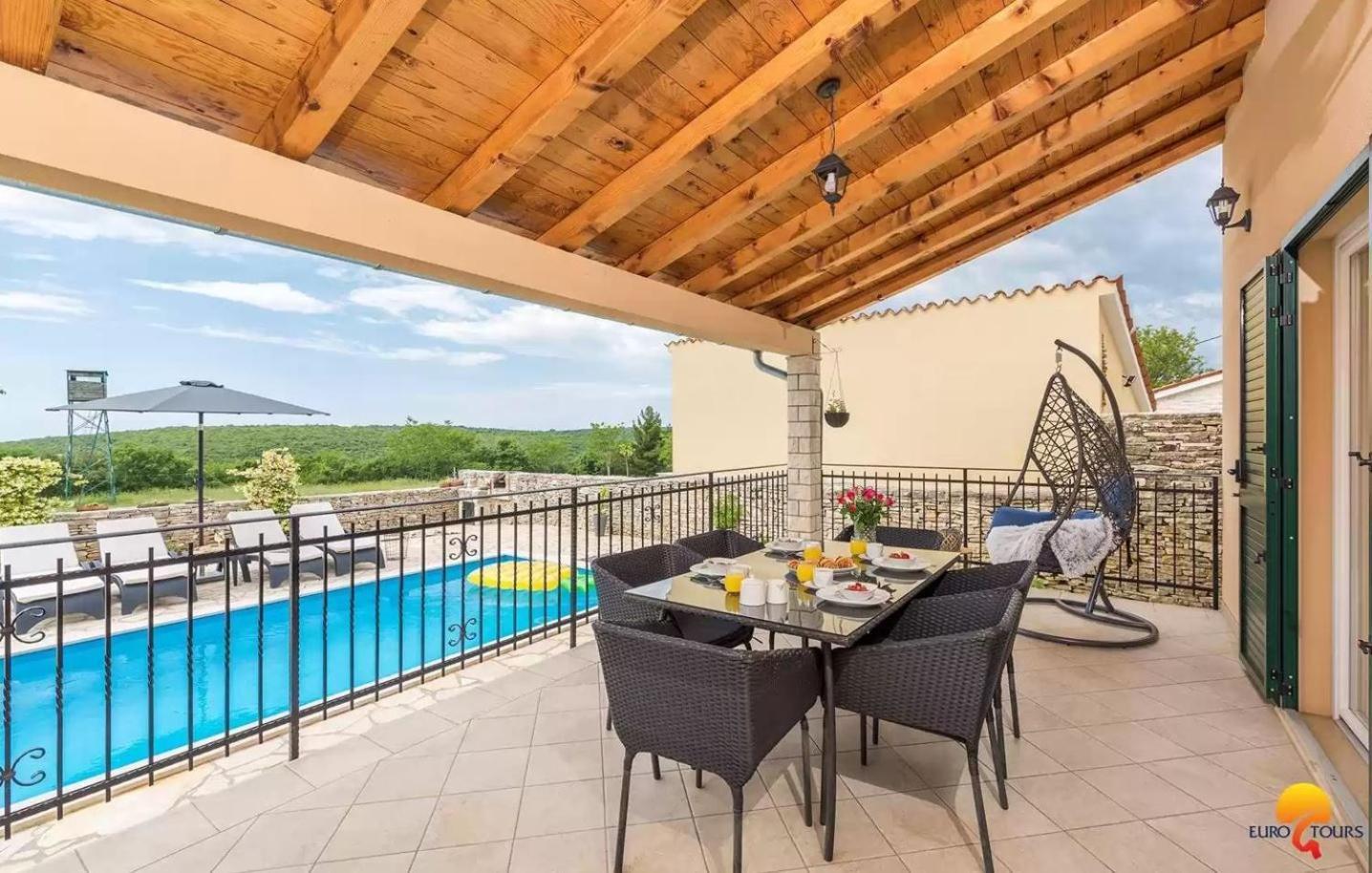 Villa Grguci Канфанар Екстериор снимка