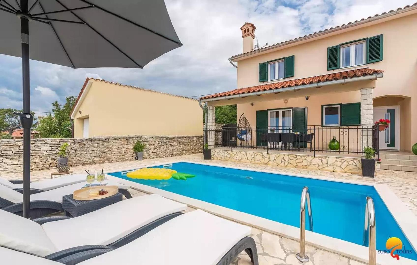 Villa Grguci Канфанар Екстериор снимка