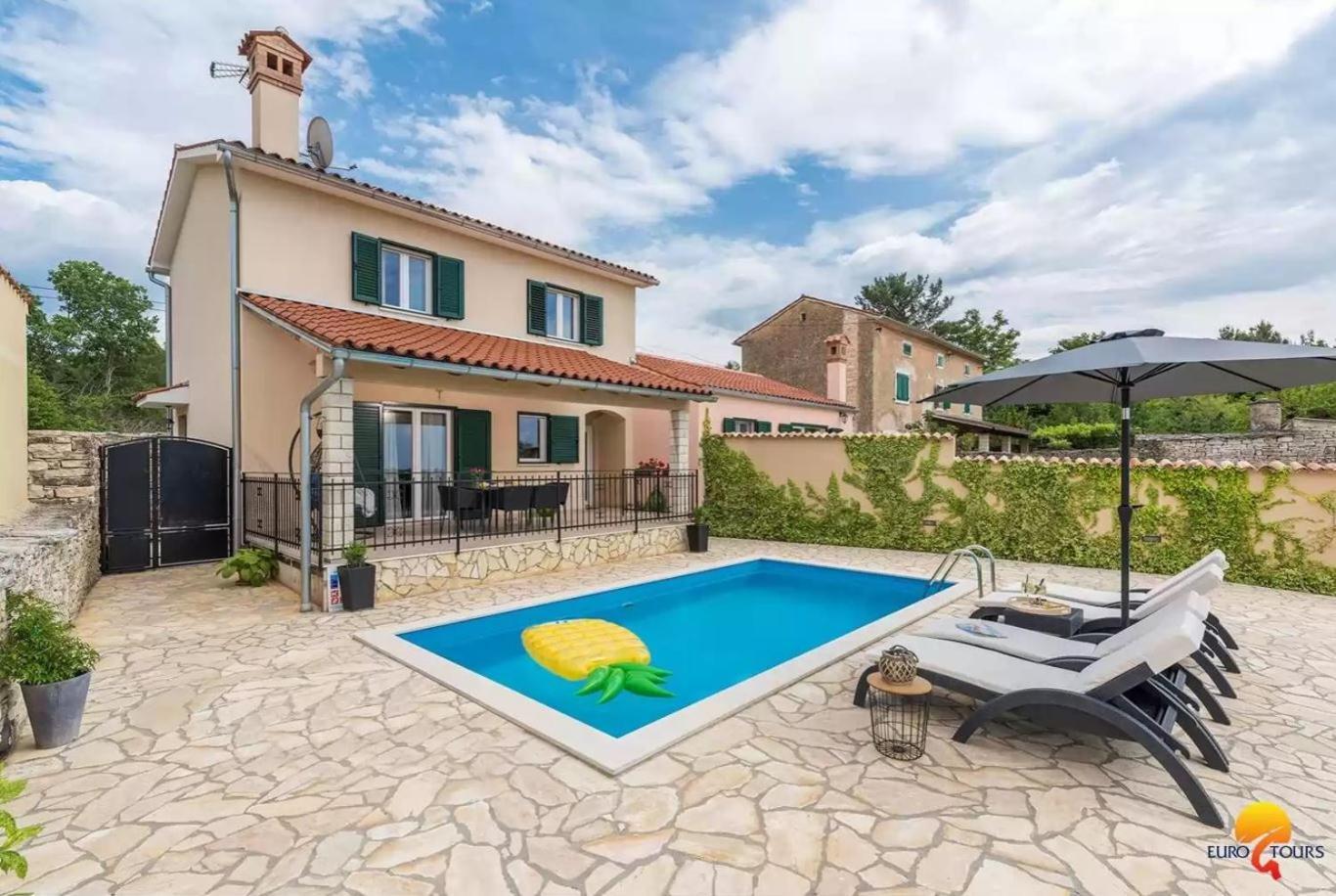 Villa Grguci Канфанар Екстериор снимка